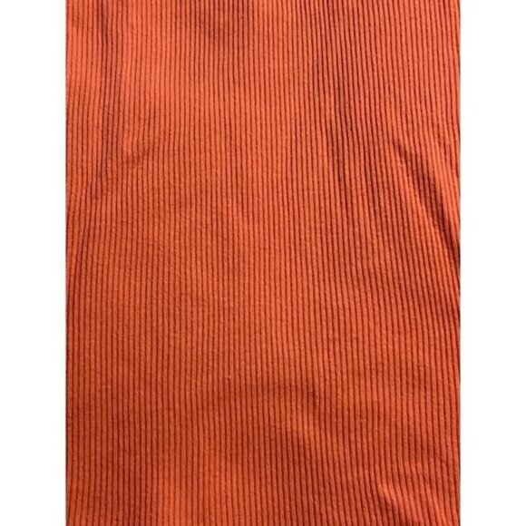Baby GAP Ruffle Eyelet Sleeve Top Girls Size 3 Orange Rib Knit - Picture 5 of 5